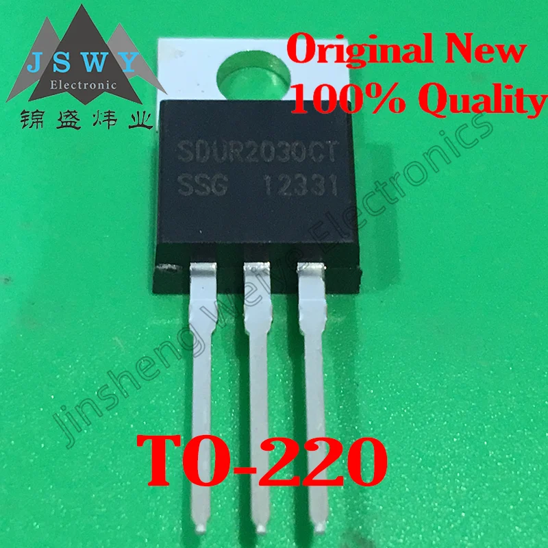 

(5-30PCS) SDUR2030CT Original 100% TO-220 Ultra Fast Recovery Diode 300V 125A In Stock Ships Fast!