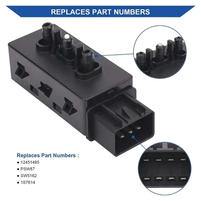 

12451495 6-Way Driver Side Power Adjustment Car Accessories D7YA