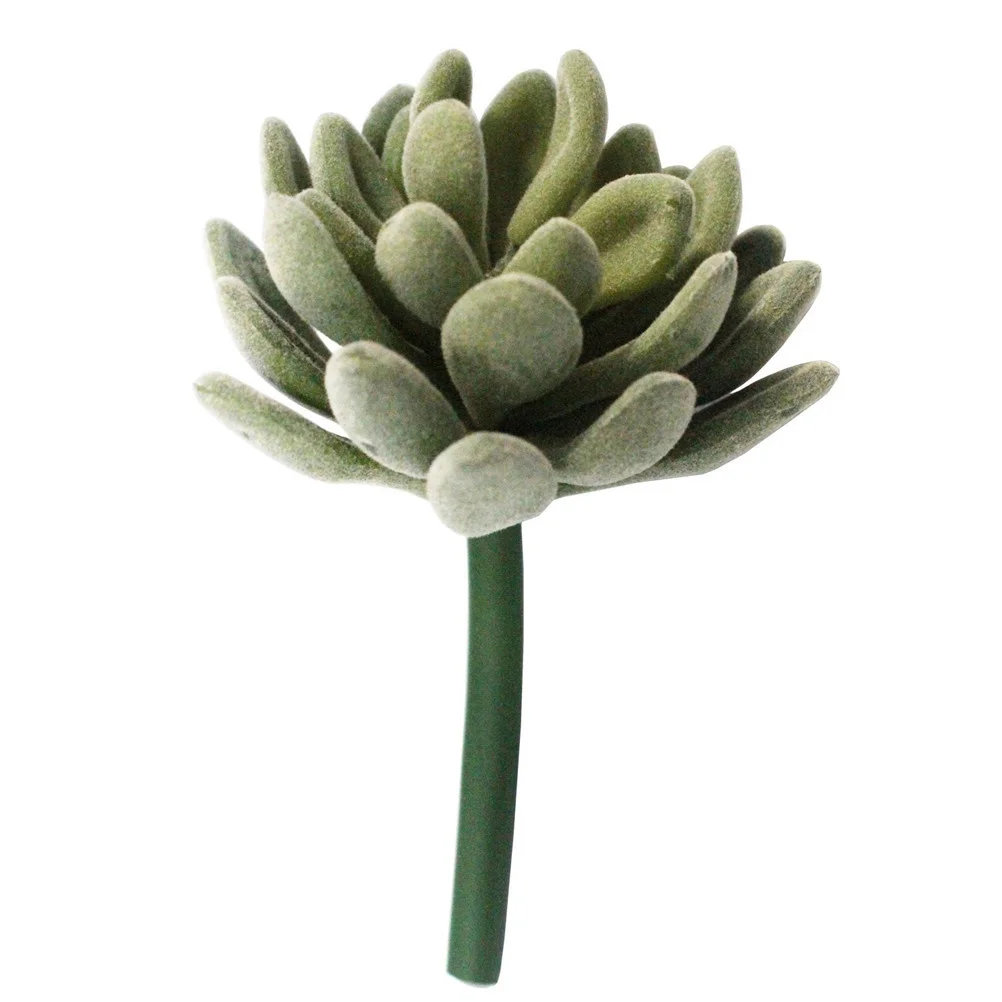 

Green Unpotted Artificial Succulent Cactus Plastic Plants Home Garden Office Balcony Decor Realistic Look Feel