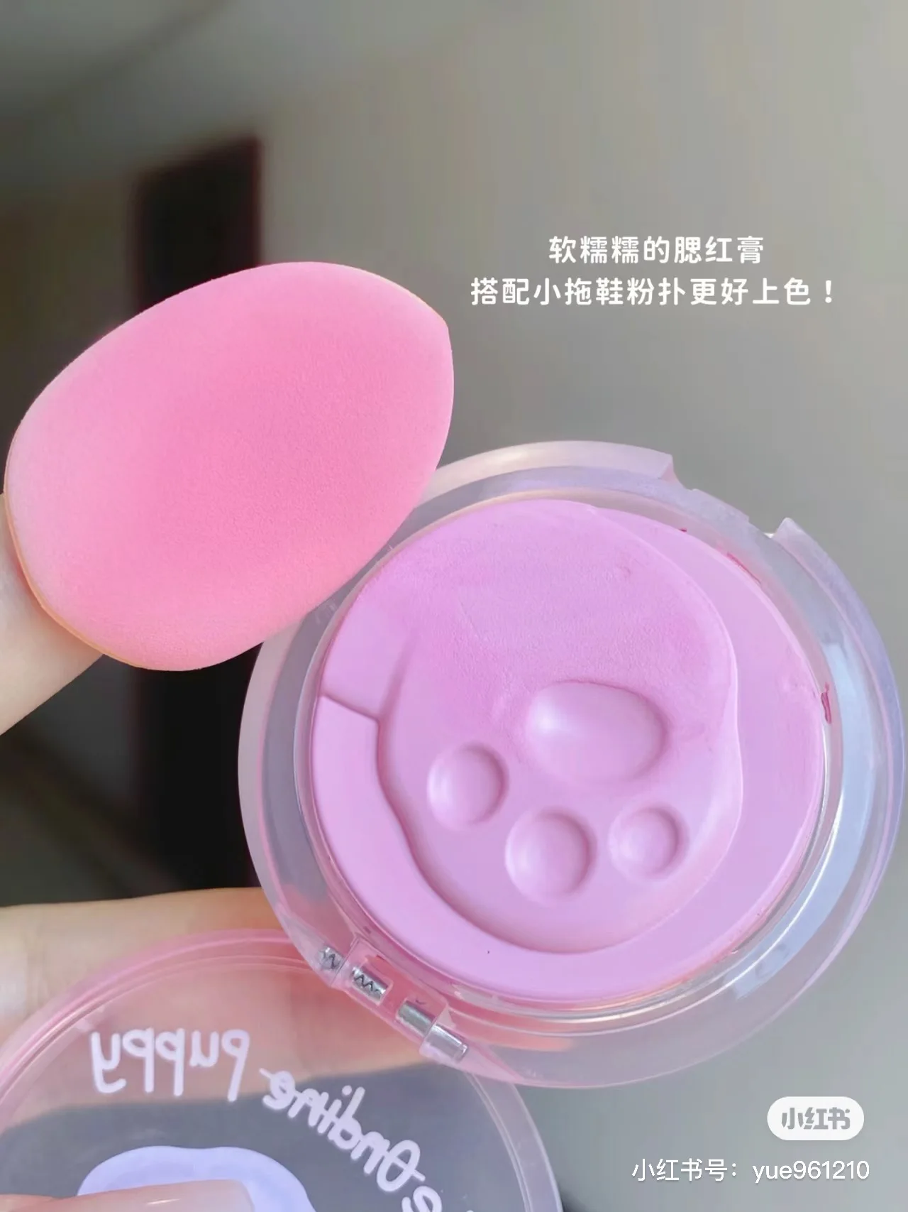 Little Ondine Puppy Blush Cream Monochrome Nude Makeup Natural Color Blush