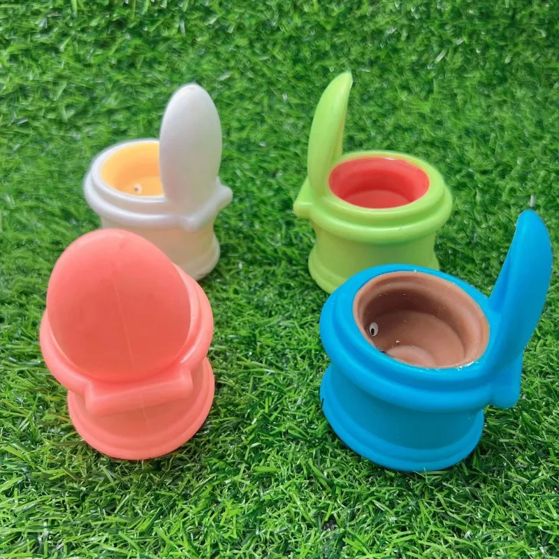 Nuevos juguetes para pellizcos para aliviar el estrés, exprimir el inodoro, taza para exprimir, aliviar el estrés y ventilar, trabajadores de juguete