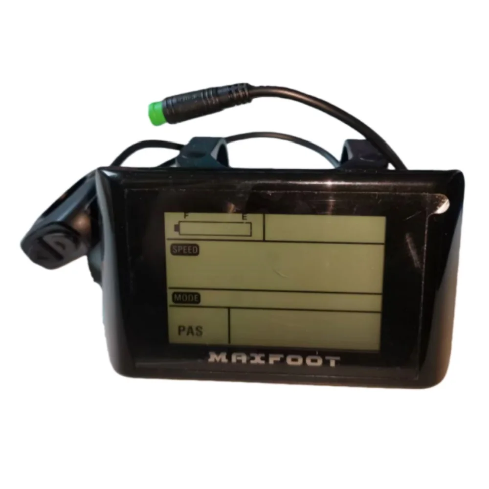 

Nulkomma MAXFOOT Ebike LCD Display Meter 48V Ebike Speed Control Panel 5-pin Connector Electric Bicycle Conversion Kit