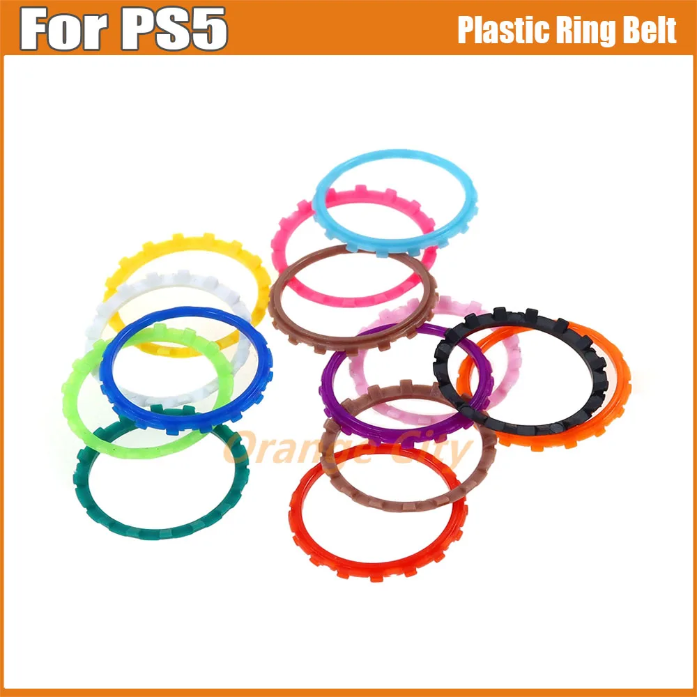 

300PCS 3D Analog joystick Thumb stick Rings Plastic Accent Ring belt For PS5 Controller Game Accessories