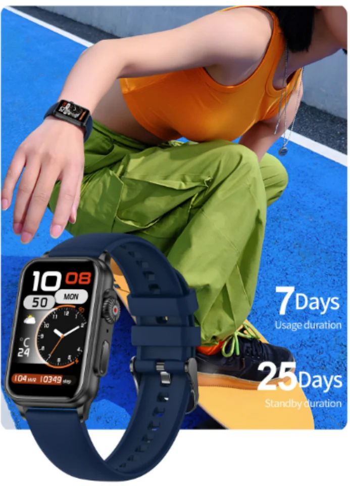 その他 smart watch Smart Watch Fits for Android and iPhone 1.96'' Smartwatch for Men
