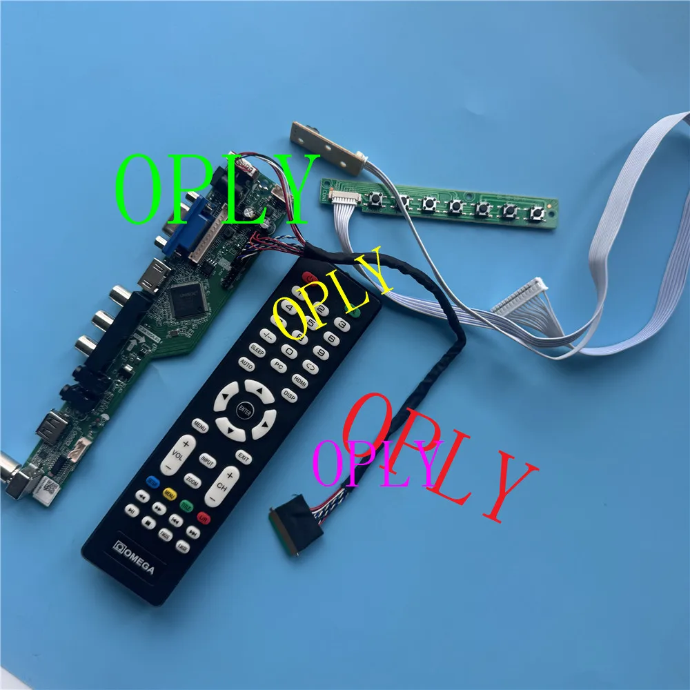 AV VGA Audio LED Screen monitor TV Controller board kit for LG LP173WD1 LP173WD1-TLA1 1600X900 17.3