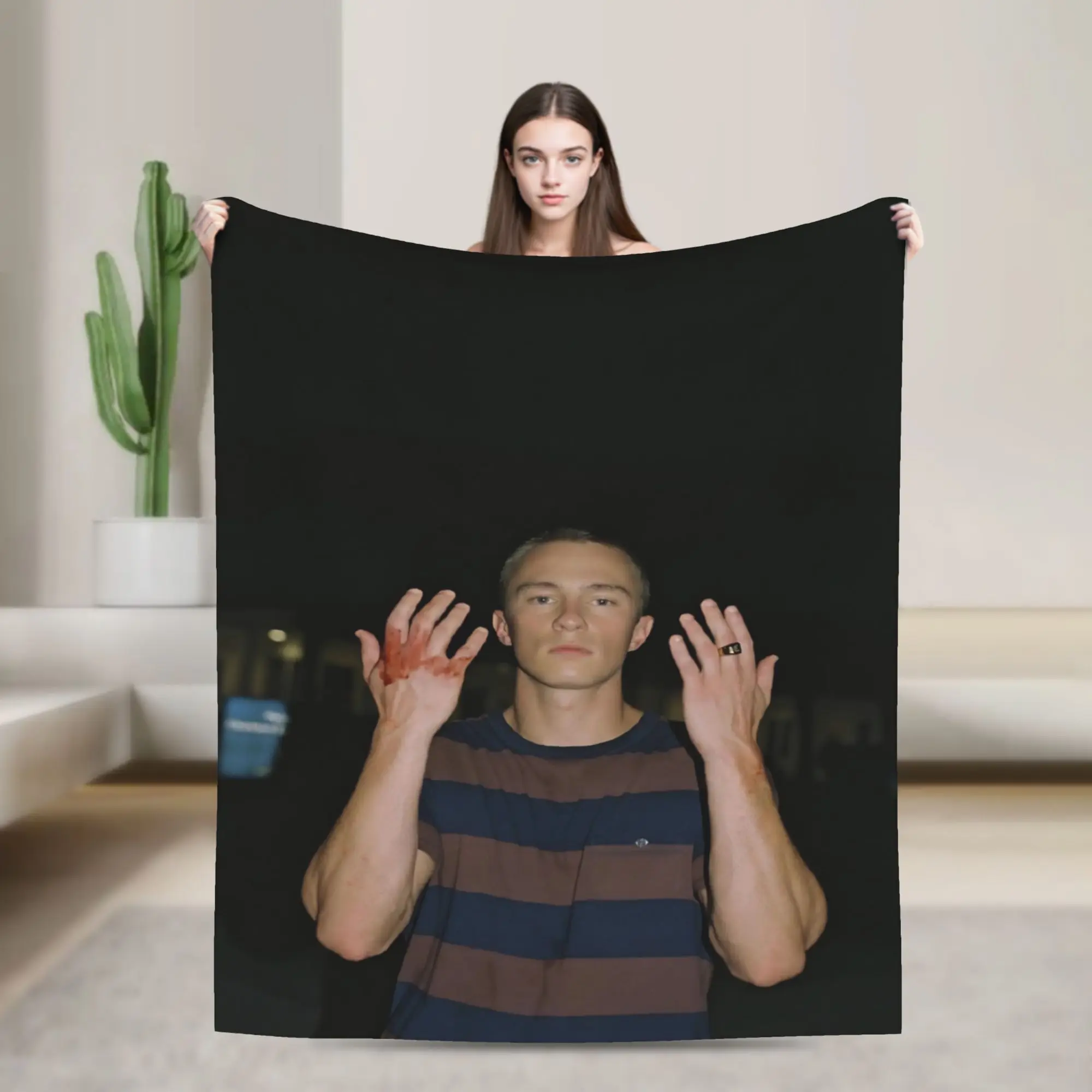 Starkey Rafe Cameron Throw Blanket for Couch  Fuzzy Soft Plush Blanket 50x60 Inches Multi-size Bedspreads for All Seasons