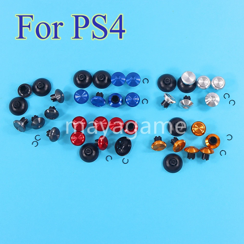 5sets For PS4 Switch Pro XBOXONE PS5 Edge Game Handle Controller Metal Rocker Cap Back Button Accessory