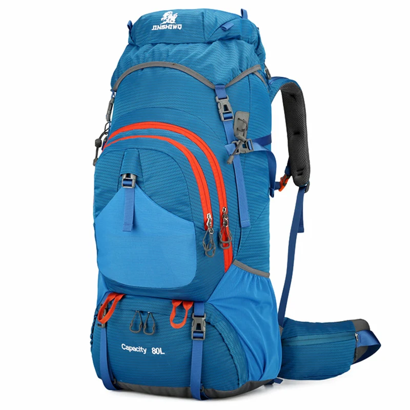 

Mountaineering Backpack Large Capacity Outdoor Hiking Trekking Climbing Bag Shoes Compartment Travel Sports Camping Rucksack