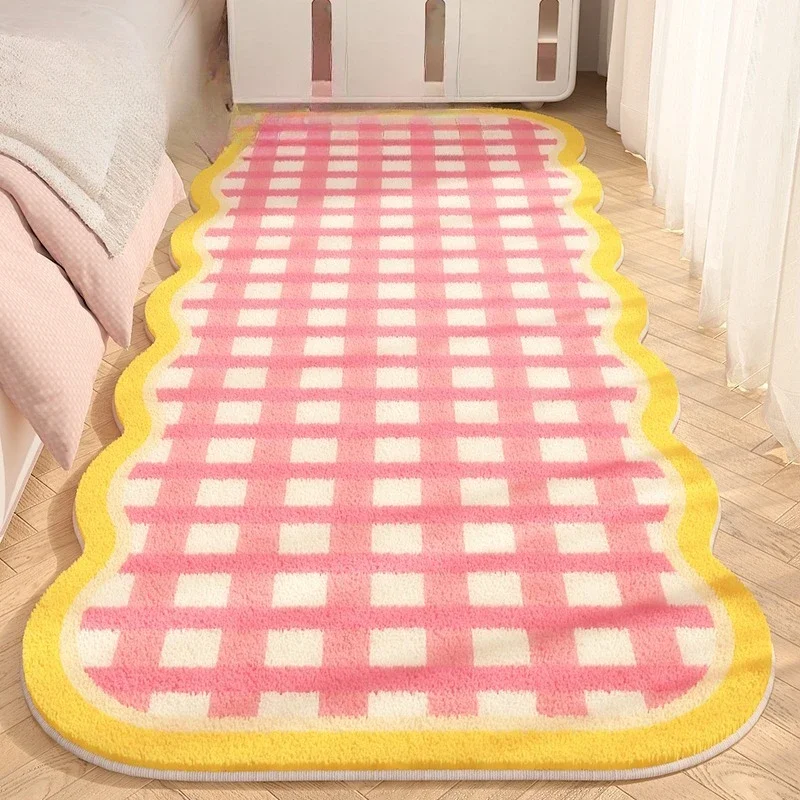 Girl bedside carpet master bedroom home thickened imitation cashmere children's room decoration