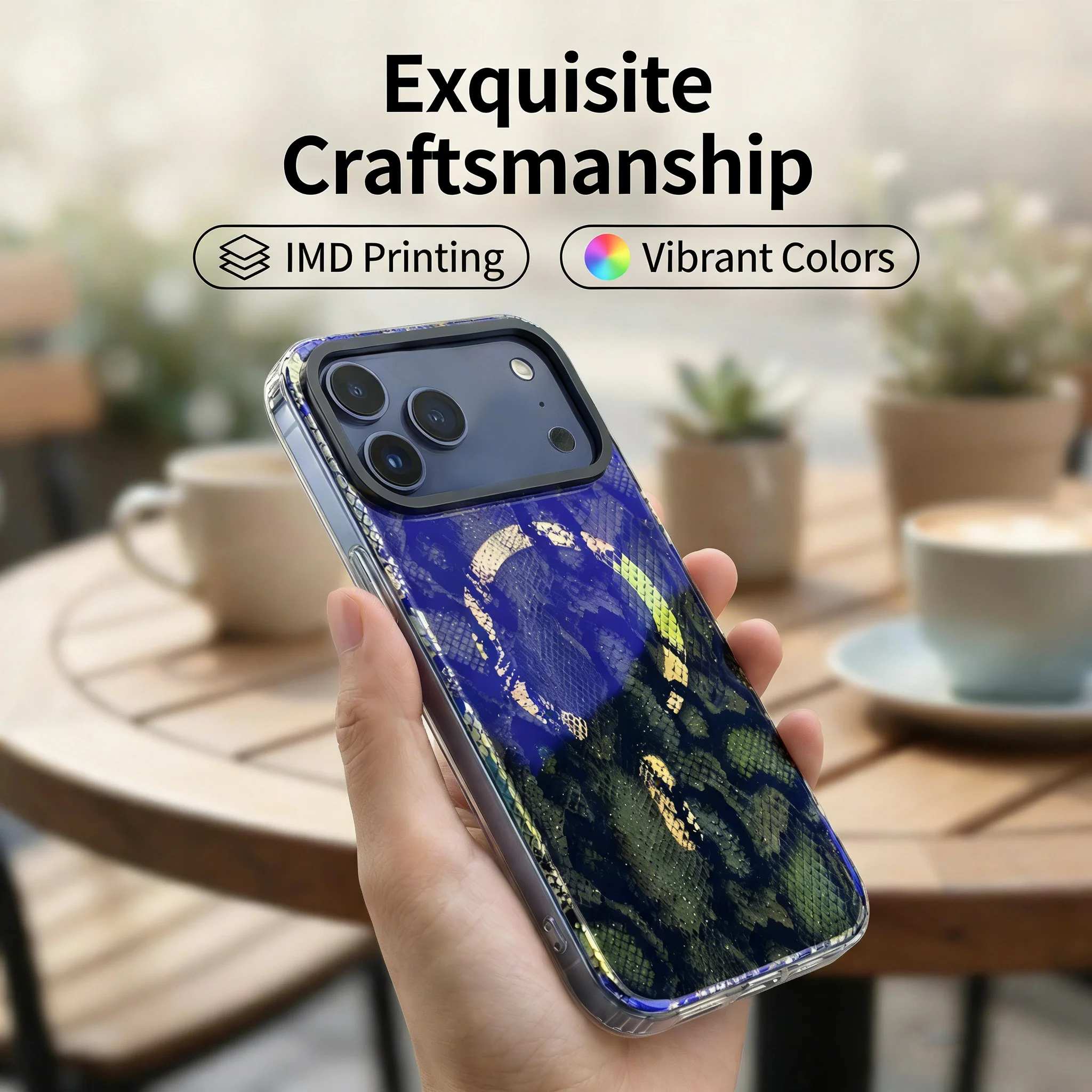 

Luxury Flash Snake Skin Magnetic Phone Case For iPhone 17 Pro Max 16 15 14 13 Air 16E 14 Plus Anti-Drop Anti-Scratch Cover Funda