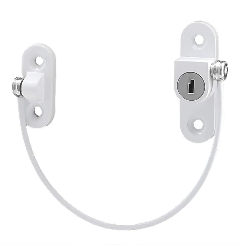 1 مجموعة الفولاذ المقاوم للصدأ نافذة قفل الأطفال سلامة قفل ارتفاع سقوط حماية دفع سحب سدادة مكافحة سرقة نافذة قفل