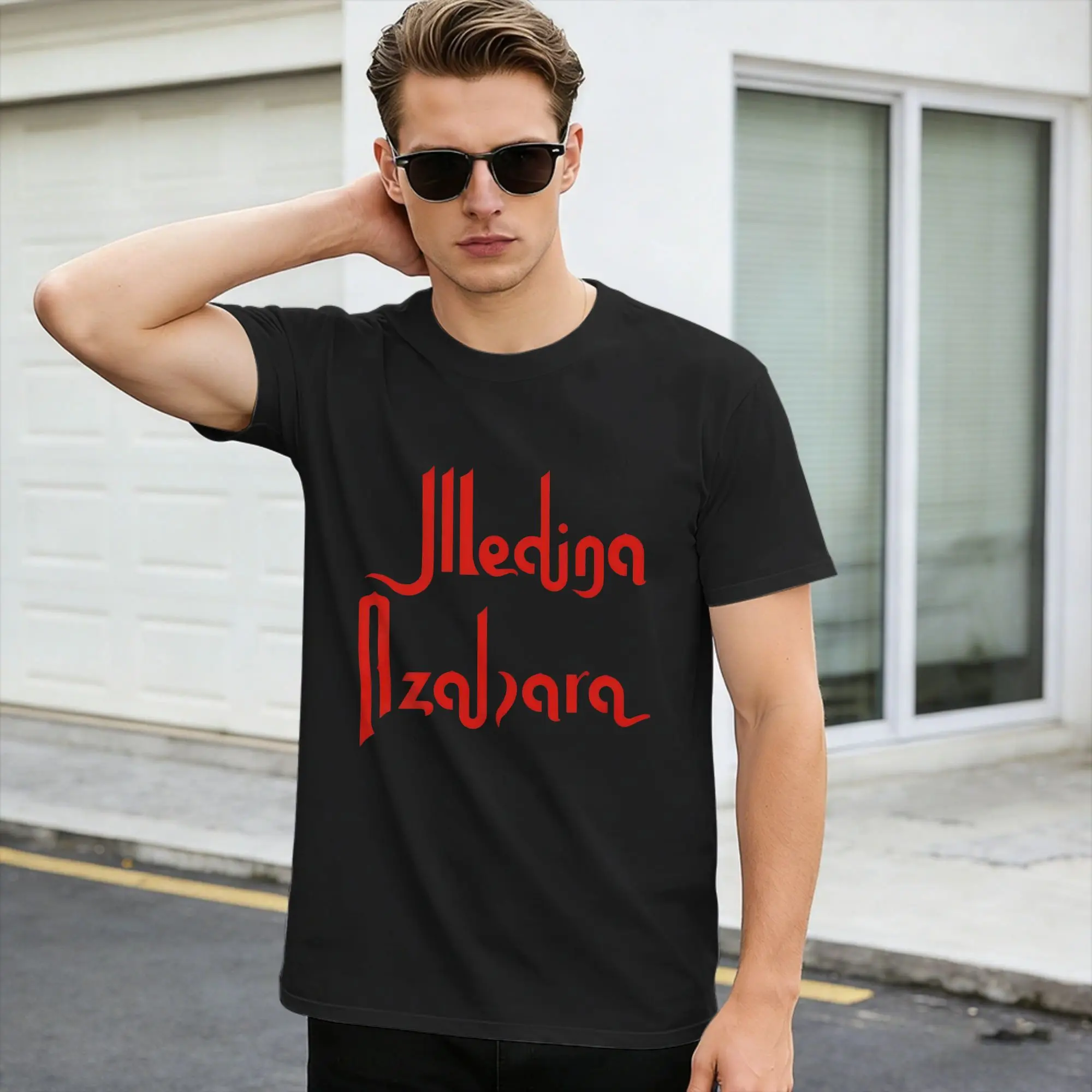 Men T-Shirt Spanish Rock Medina Azahara T-Shirts Trendy Cool  Beach Tees Y2K Basic Pure Cotton Clothing Gift, - view 2