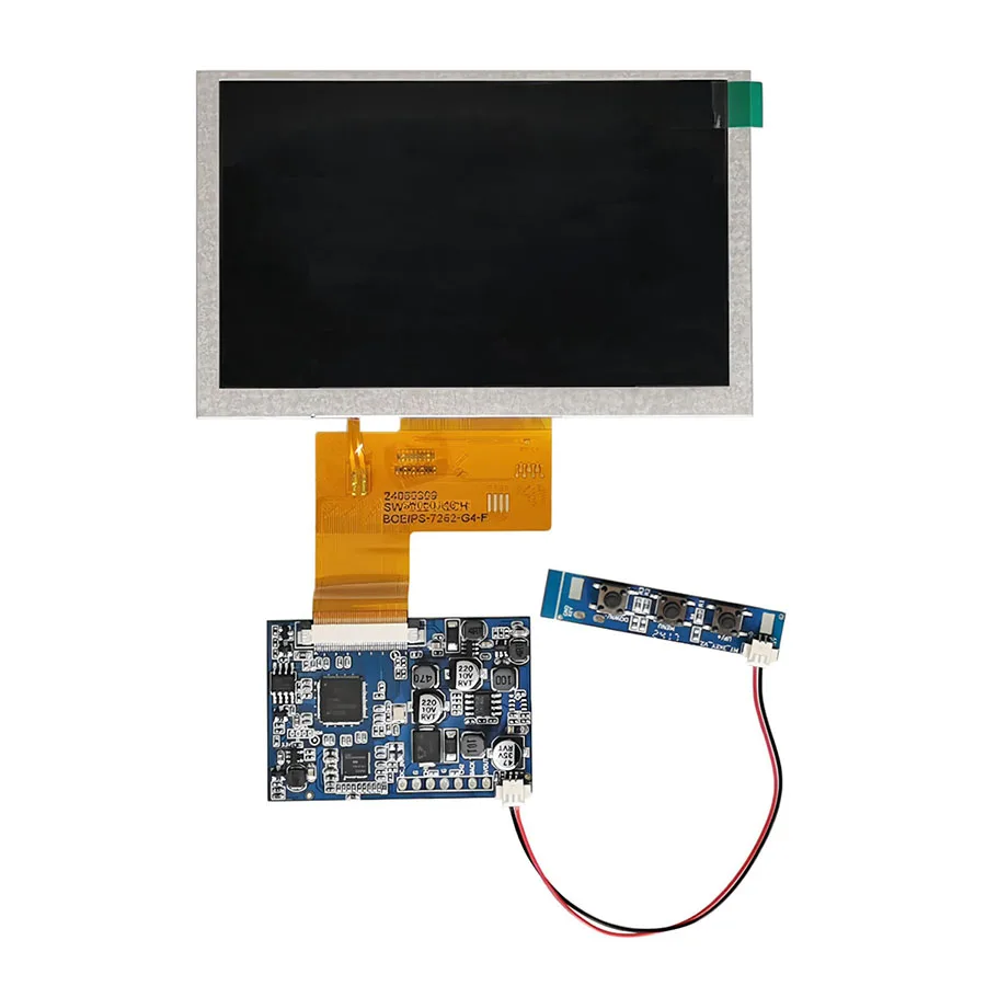 

DIYKIT 5inch AHD IPS Car Rear View Screen Inside Parking Backup Monitor Screen Circuit Board Only