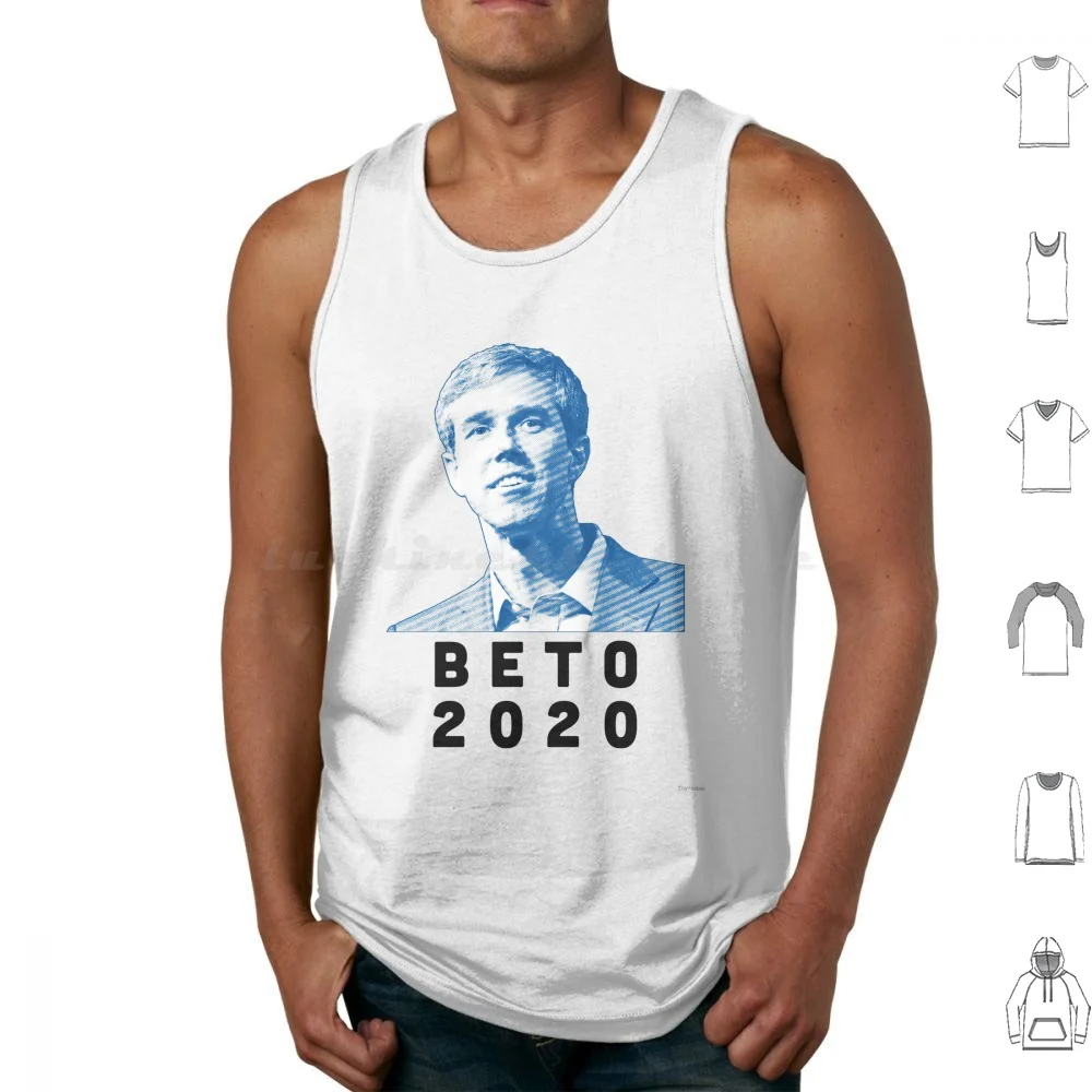 Beto 2020 Tank Tops Print Cotton Beto Beto 2020 Beto Orourke Politics 2020 President Election Day Democrats Liberal