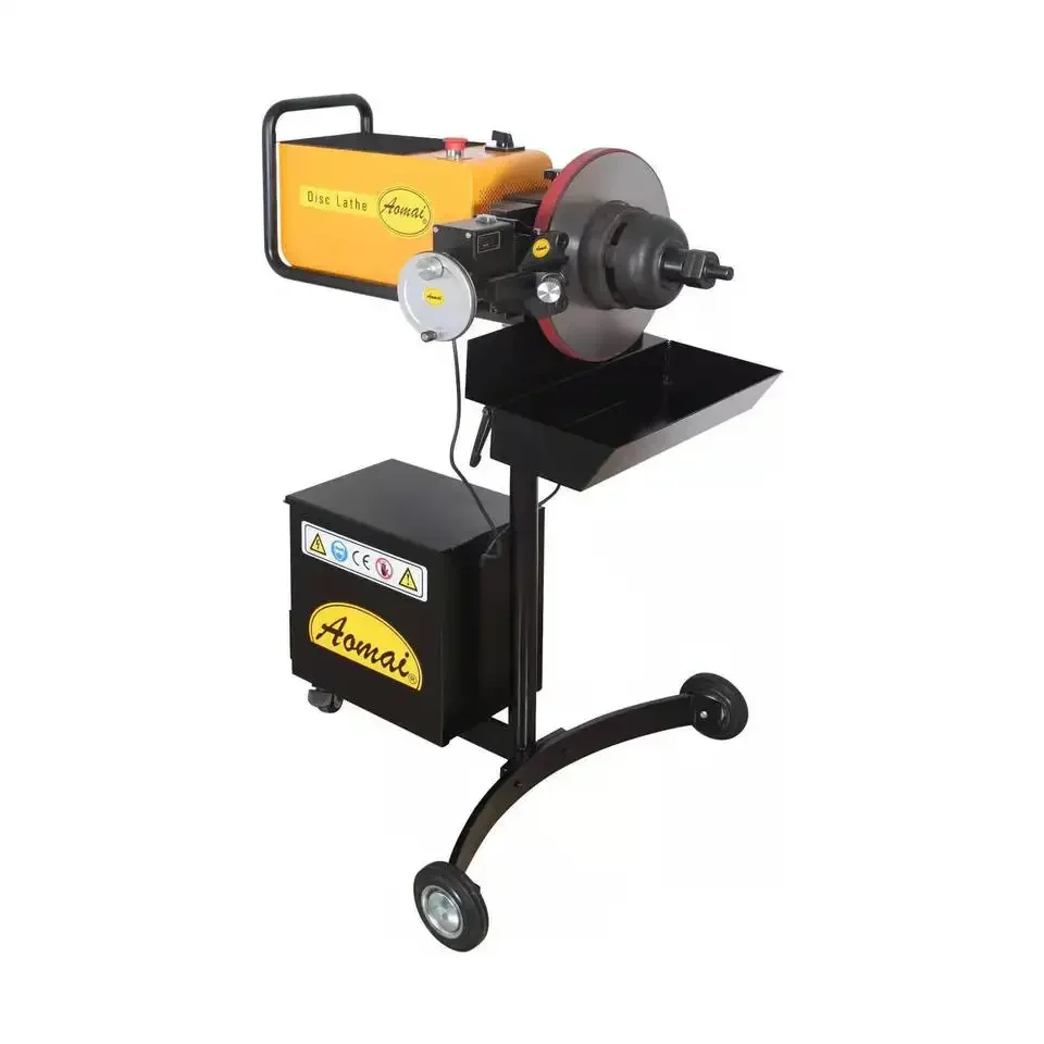 Brake Disc Grinding & Cutting Lathe Machine AM983 Dual-Function On&Off Working 110V/220V OEM Brand