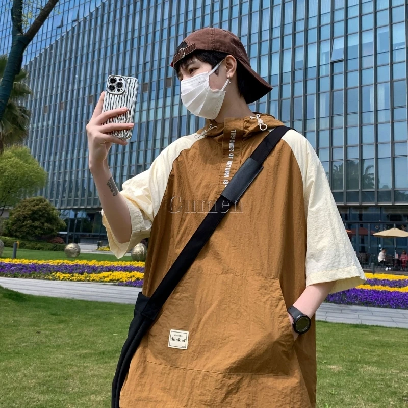 M-8XL الصيف للجنسين الحيوانات الأليفة انيمال ملابس العمل مقنعين قصيرة الأكمام تي شيرت الجليد الحرير صالون مصففي الشعر التفاف الحلاق ثوب موحد