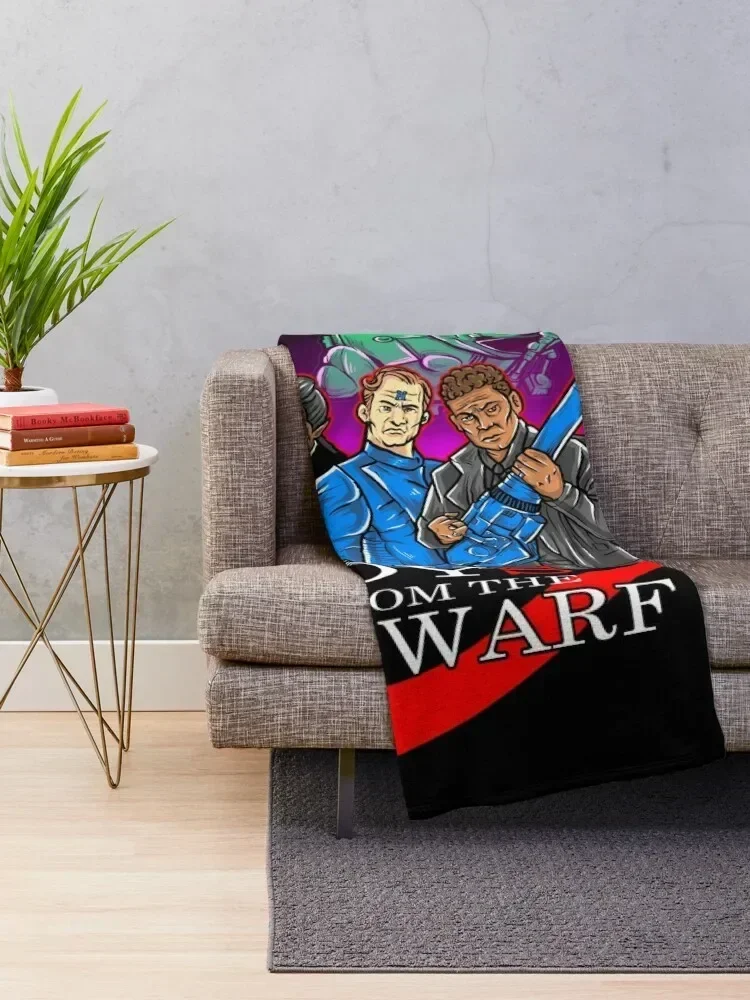 Red Dwarf Boys From The Dwarf StarBug Throw Blanket blankets and throws Custom Thins Loose Blankets