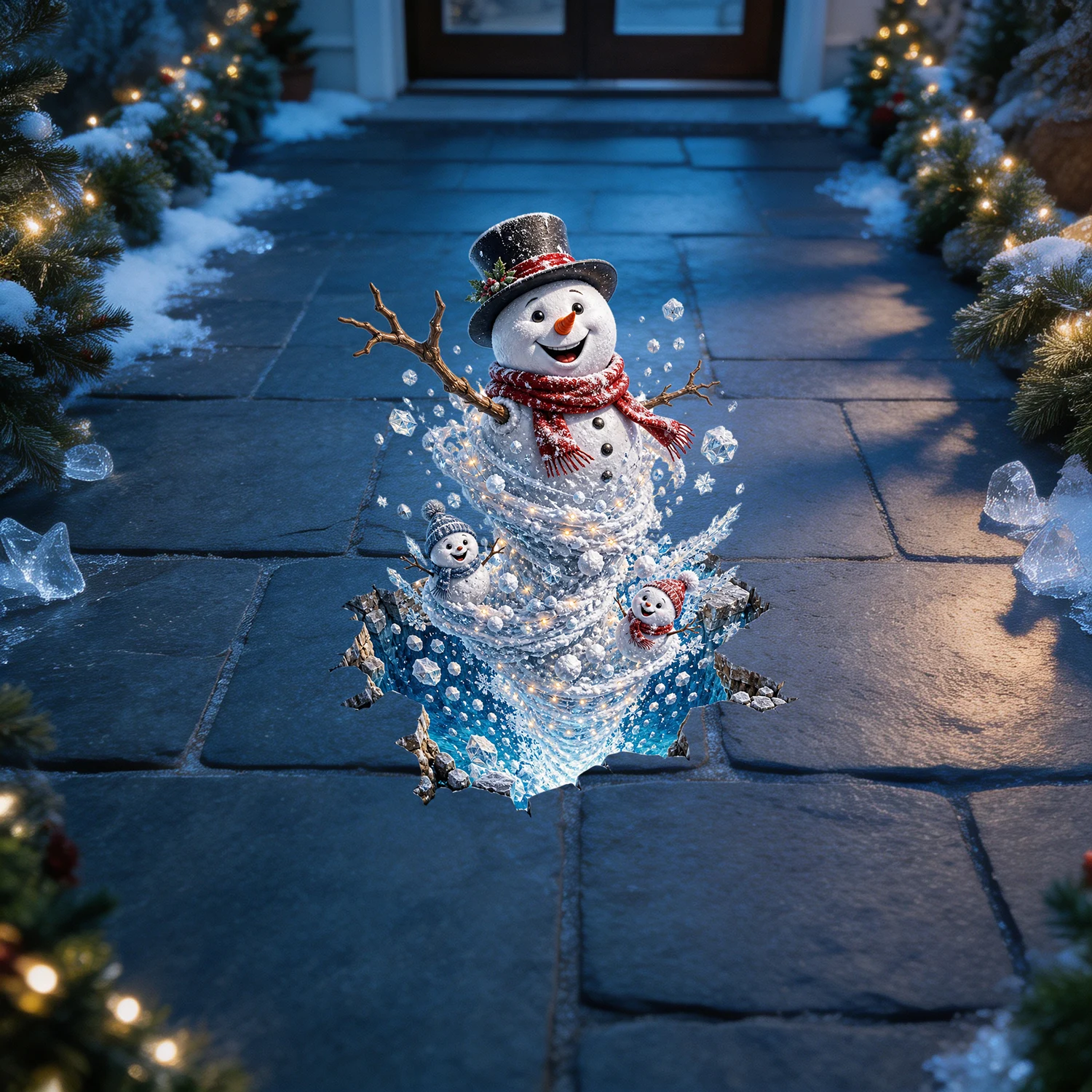 Christmas Wall Decal  Home Decoration Removable Christmas Sticker, Suitable for Living Room Easy to Install room decor Waterpoof