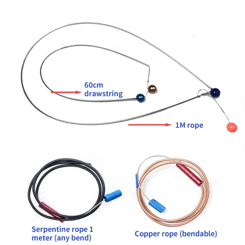 Locksmith Supplies Tools Metal Wire Ball Automotive Door Lock Pull Rope Car Door Lock Opener Tool Car Repair Accessories H9EE