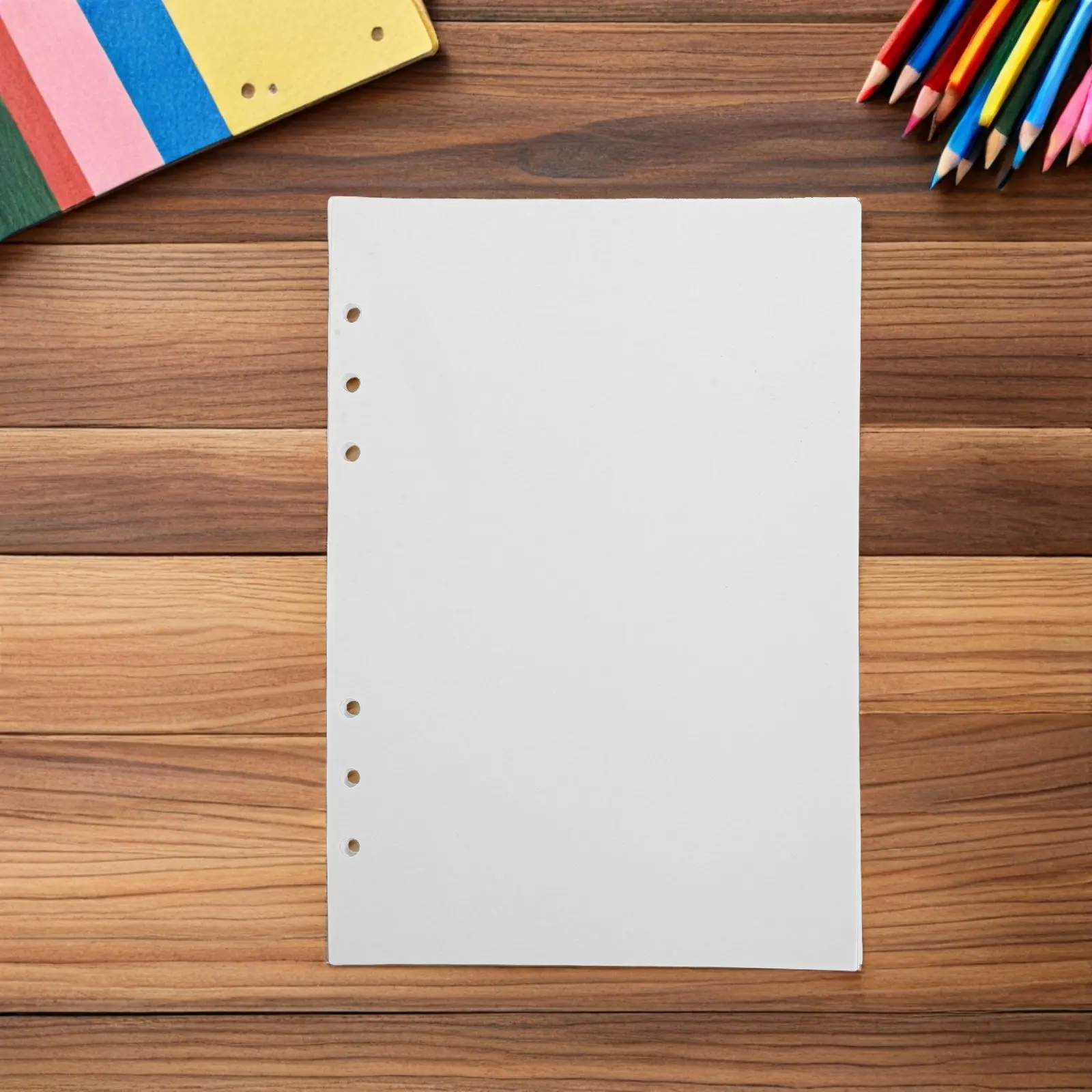 100Pcs Release Paper Sheets Blank Reusable Sticker Binder Organizer Loose Leaf Insert Pages for Sticker Album Blank Refill Paper
