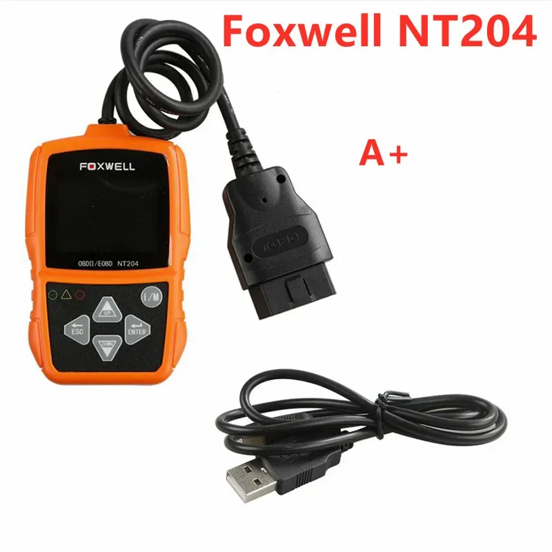 

FOXWELL NT204 OBD2 CAN Diagnostic Tool Fault Code Reader Multi-languages Available Best quality