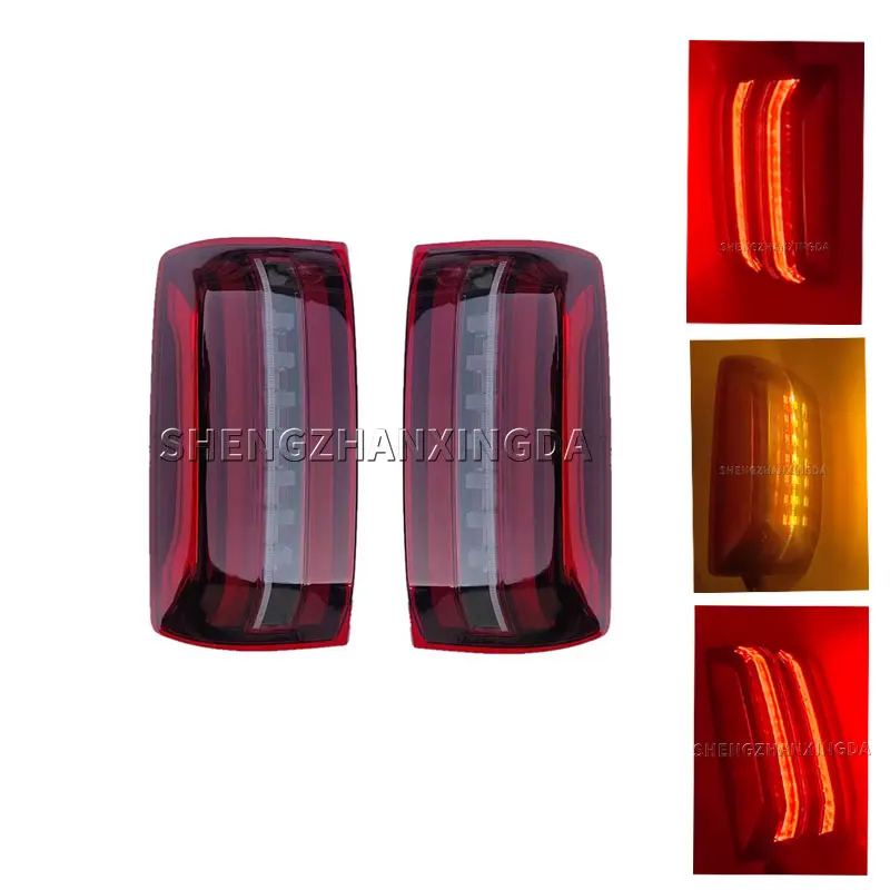 Car Rear Bumper LED Tail Light Brake Light Reverse Lamp Turn Signal Light Tail Lamp Assembly For JAC T9 HUNTER 2021 2022 2023