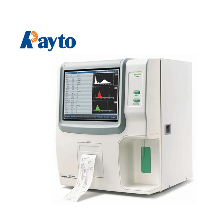 Laboratory Equipment Dealers Single Chamber Full Auto hemat ology Analyzer Clinical Rayto RT-7600 Autohemat ology Analyzer Price