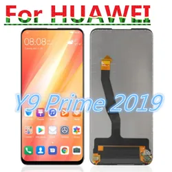 For Huawei Y9 Prime 2019 / P Smart Z LCD Display STK-LX1 Touch Screen Digitizer +frame Assembly Replament parts