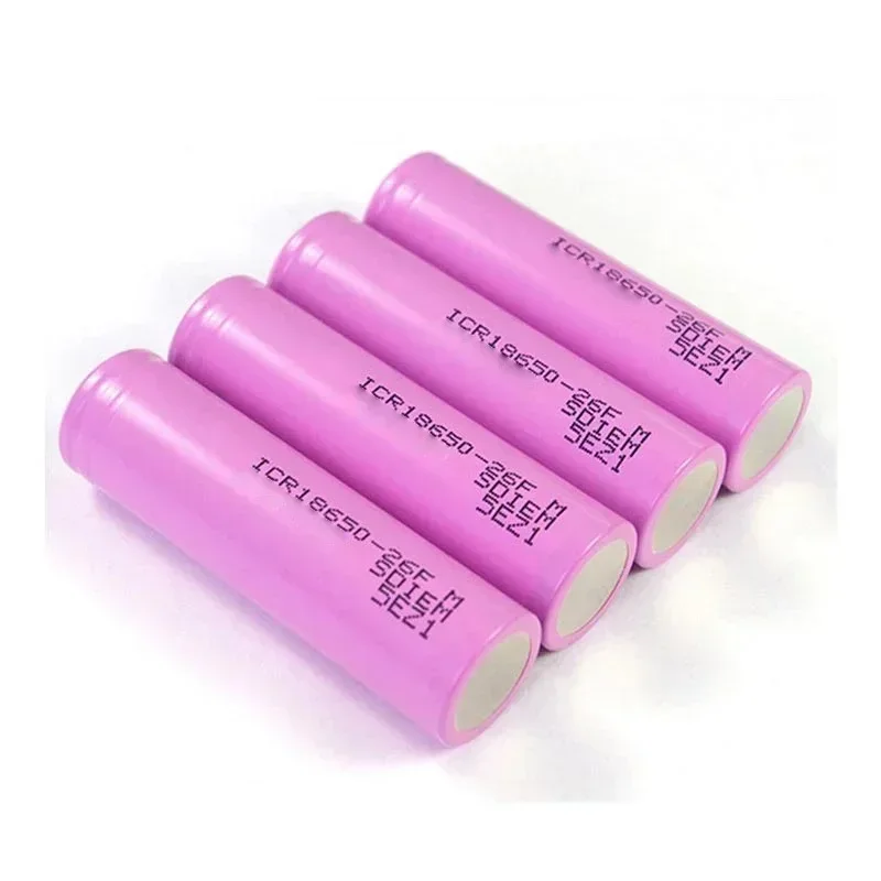 2600mAh New Original 3.7V ICR18650 For Samsung 18650 26F Batteries Rechargeable Li-ion Battery For Flashlight use