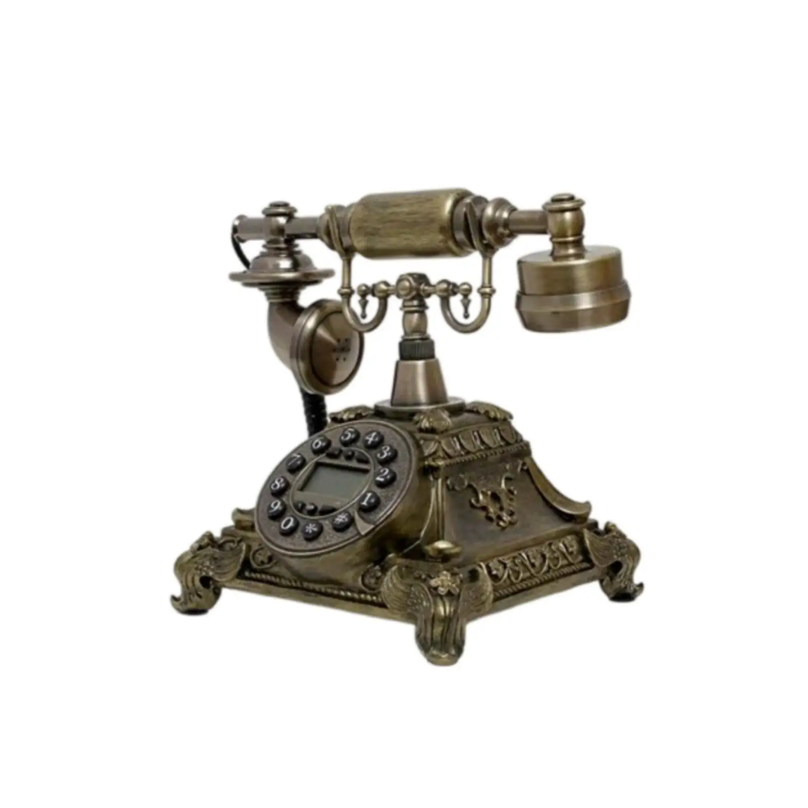 European Style Retro Phone No Battery Needed Vintage Telephone Corded for Office