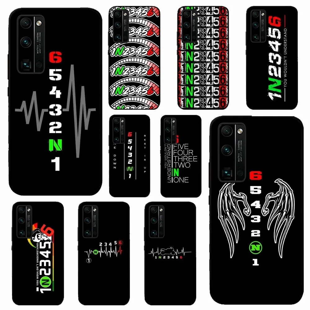 1N23456 Motorcycle Phone Case For Huawei Honor 10 lite 9 20 7A pro 9X pro 30 pro 50 pro 60 pro 70 pro plus