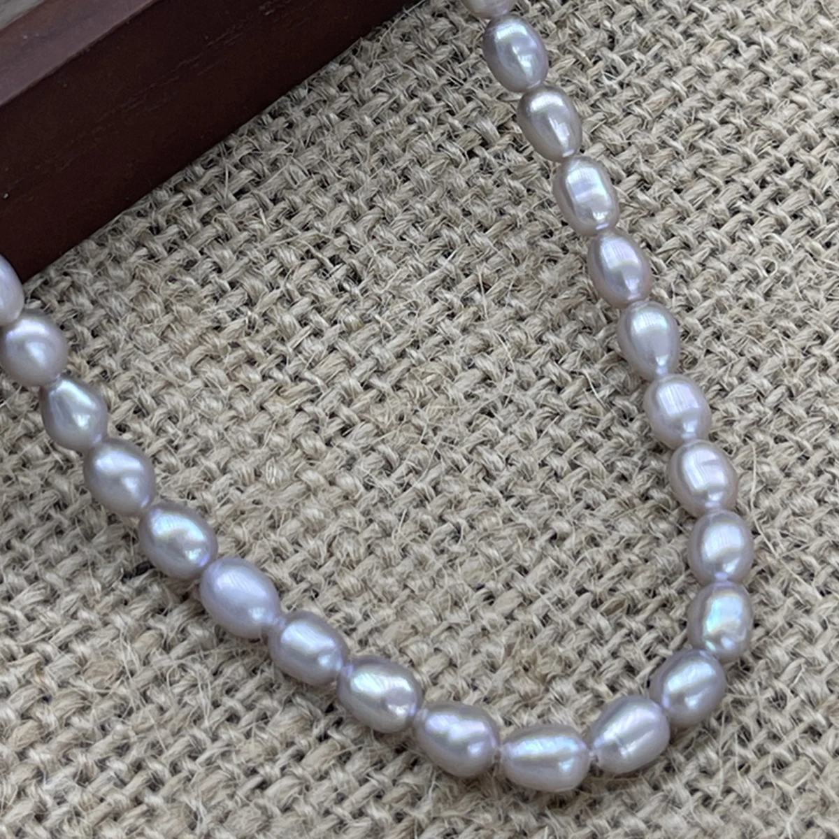

AAA 4-5mm Irradiated Gray Rice Shaped High Quality Natural Freshwater Pearl Beads for Jewelry Making DIY Necklace Accessories