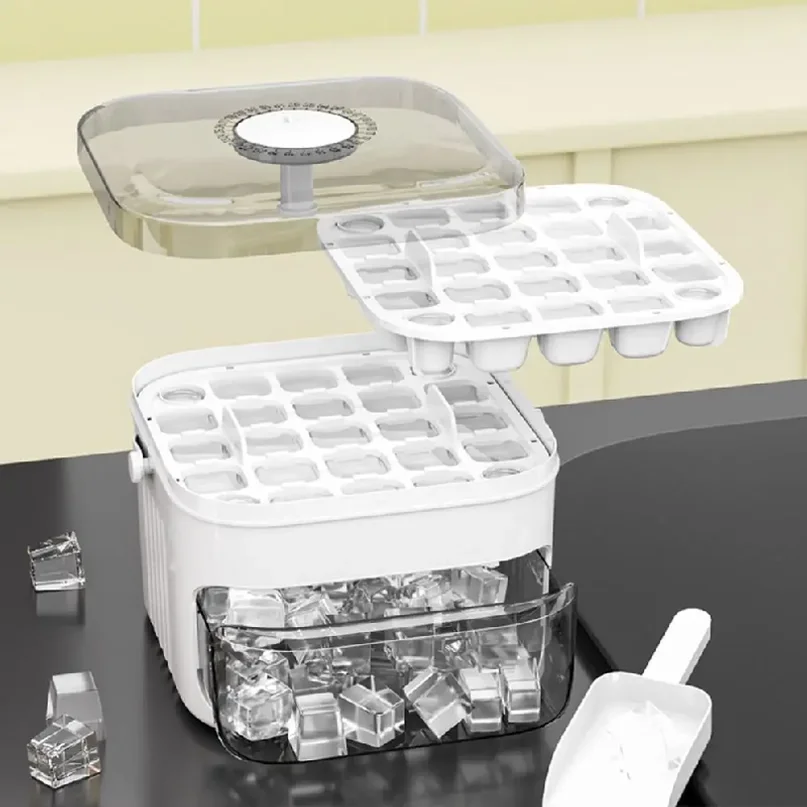 Portable 50-Cube Ice Maker wit - Countertop Ice Maker Commercial recension och pris