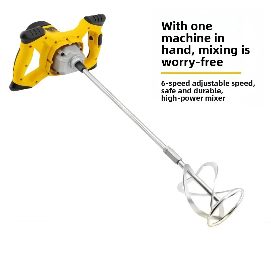 Manual Industrial Electric Mixer, Putty Powder, Paint Dust Beater, High Power