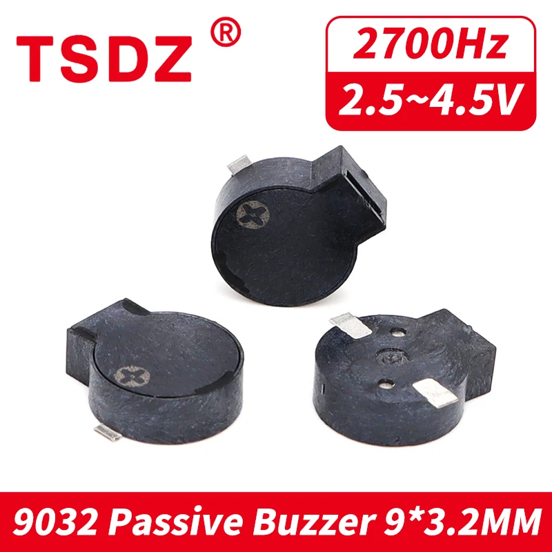 1pcs SMD Buzzer 9032 Dimension 9.0x3.2mm Passive Sound Generator 3.6v Environmental Side-sounding Buzzer