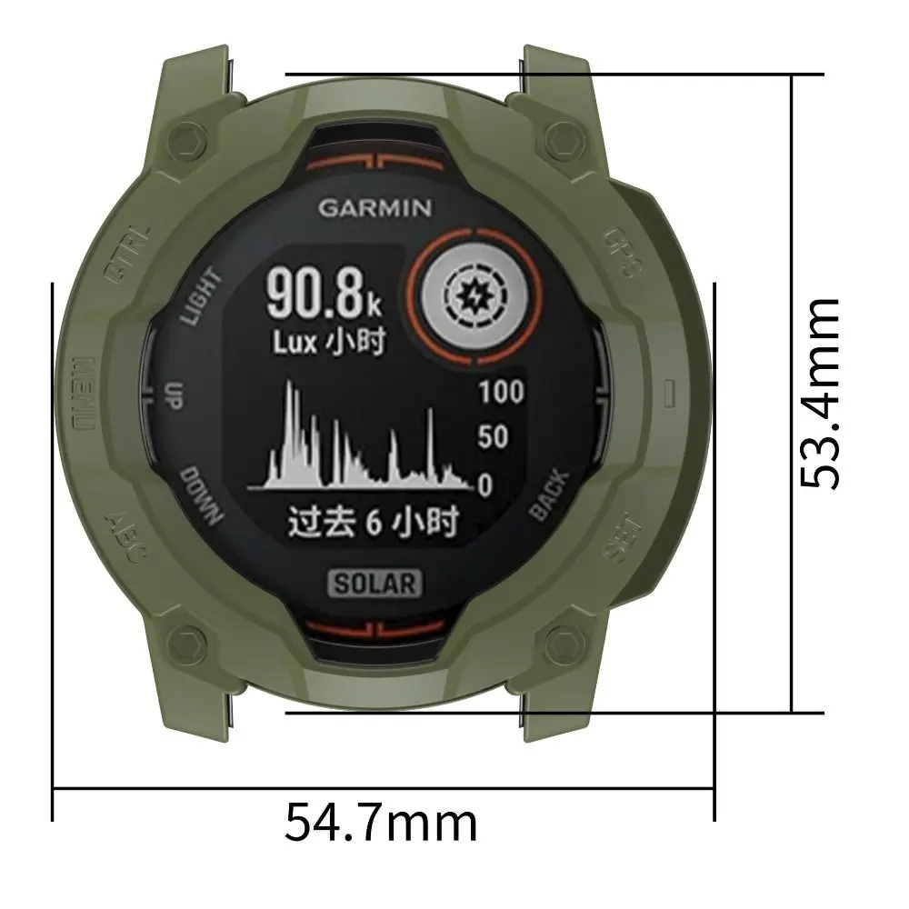 جديد حافظة واقية من البولي يوريثان مقاومة للصدمات ومضادة للخدش غطاء ساعة حامي ناعم حافة شل لملحقات Garmin Instinct 3 45/50 مللي متر #6