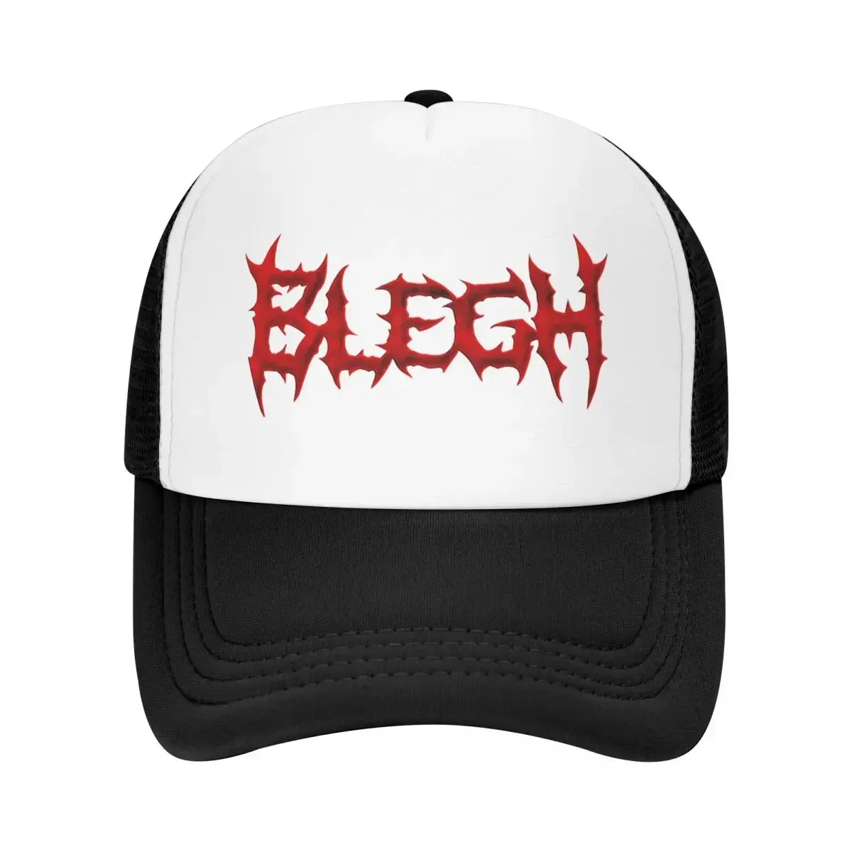 Blegh metalcore metal design red Baseball Cap Hat Man For The Sun Sun Cap Women's Golf Clothing Men's