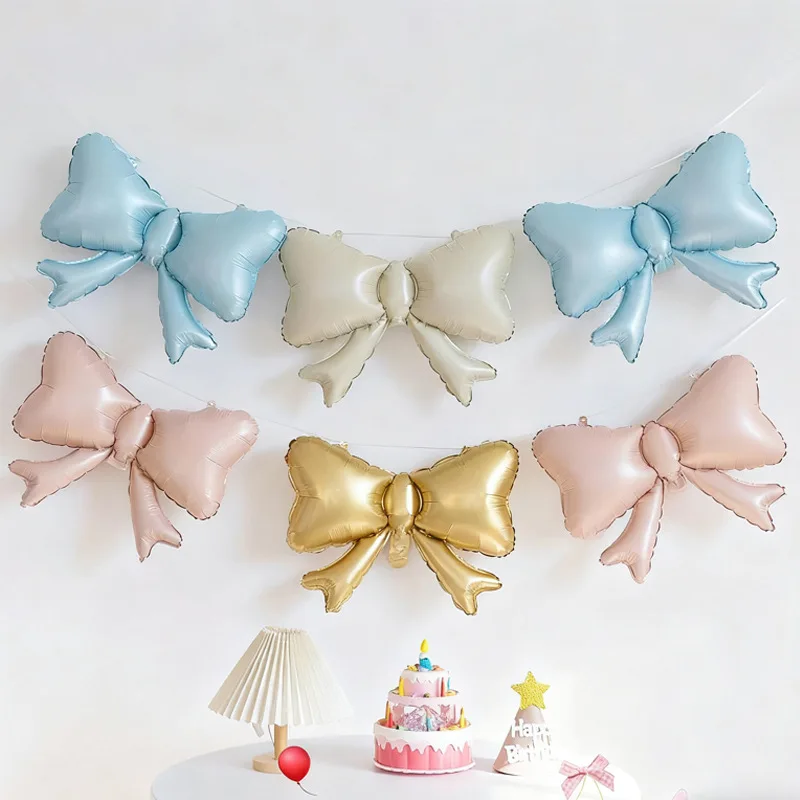 

Bow Aluminum Foil Balloon Girl's Birthday Balloon Birthday Party School Event Graduation Decoration Shopping Mall Event Balloon