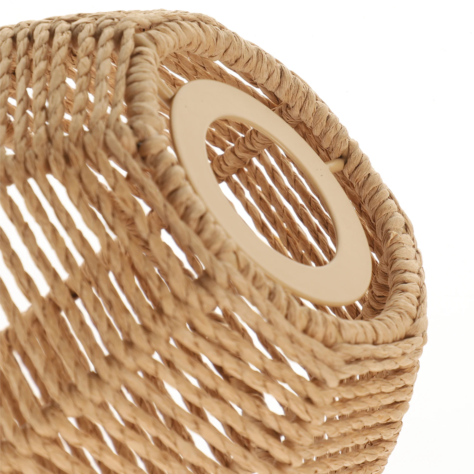 

1pc Rustic Woven Lamp Shade Cover Replacement Ceiling Light Decorative Home Restaurant Bedroom Light Fixture Accessory