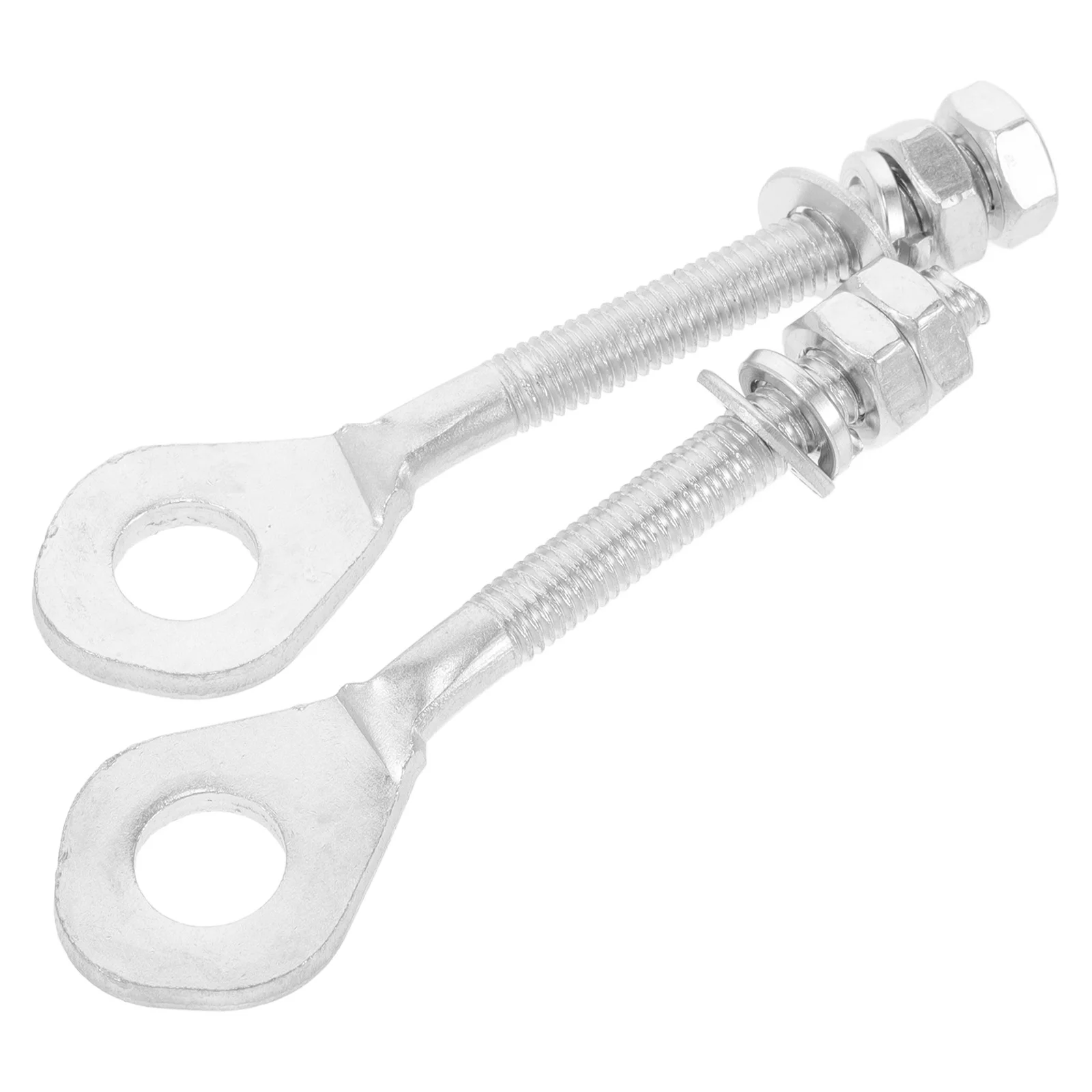 

2Pcs Motorcycle Chain Adjuster Screw for Atv Scooter - Heavy Duty Metal Tensioner Fastener Reliable Performance and Secure Fit