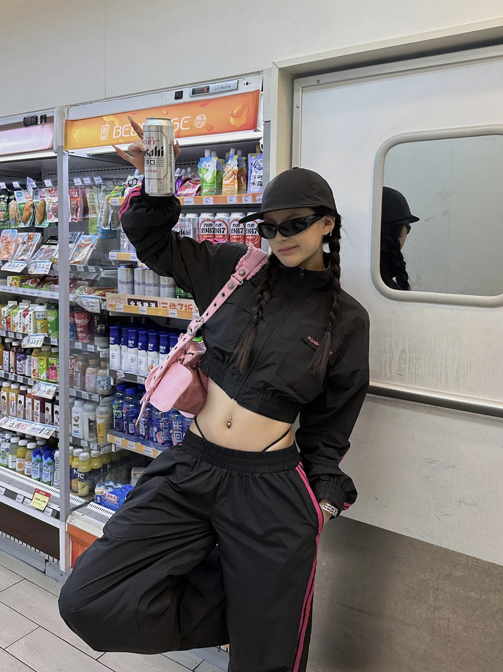 

Модный комплект из свободных брюк с поясом и жакета для женщин, осенний деловой костюм, длинные брюки, комплект из двух предметов от FANPTNTOX