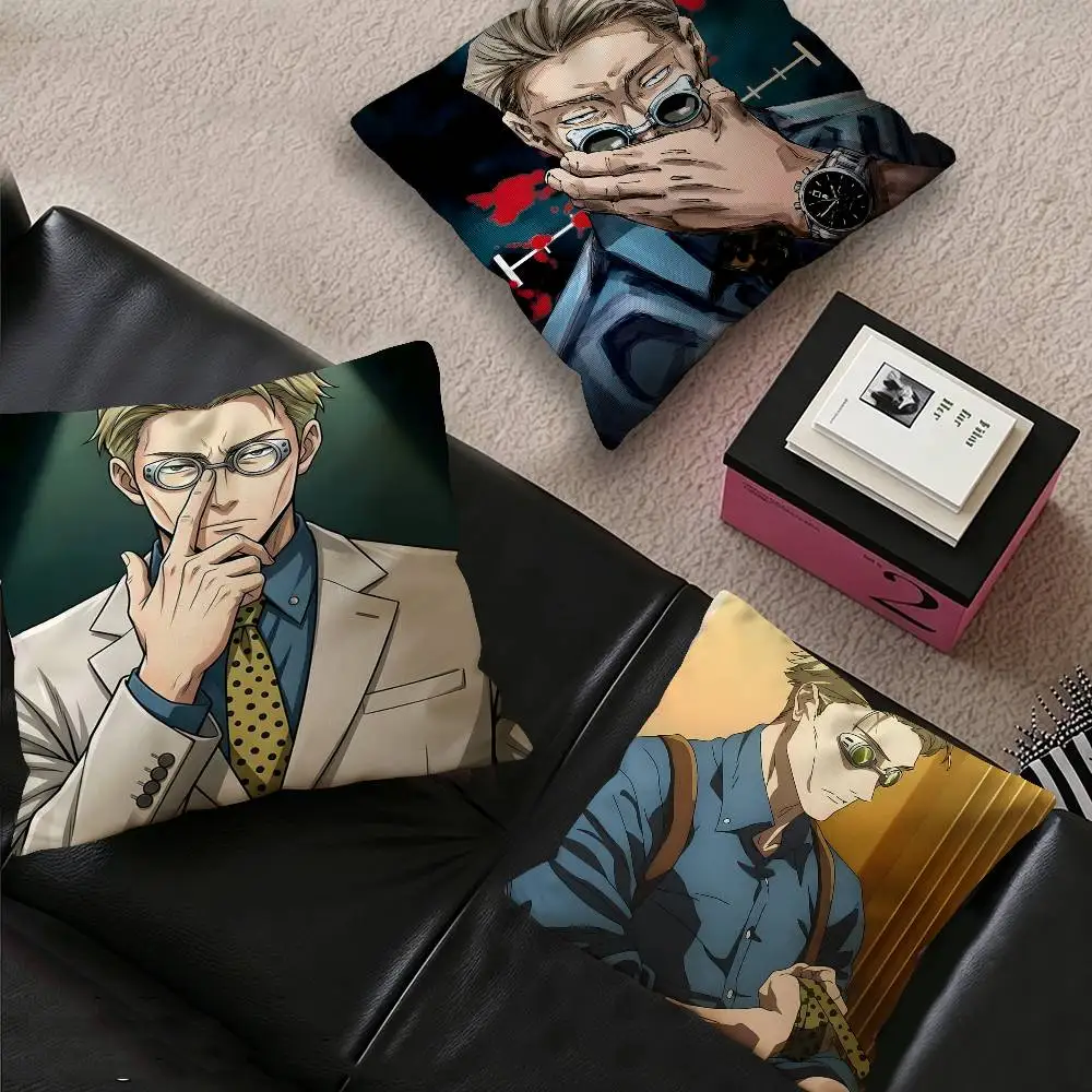Anime Figure Nanami Kento Cushion Cover Inches Farmhouse Decor Home Throw Pillow Covers For Couch Decorations