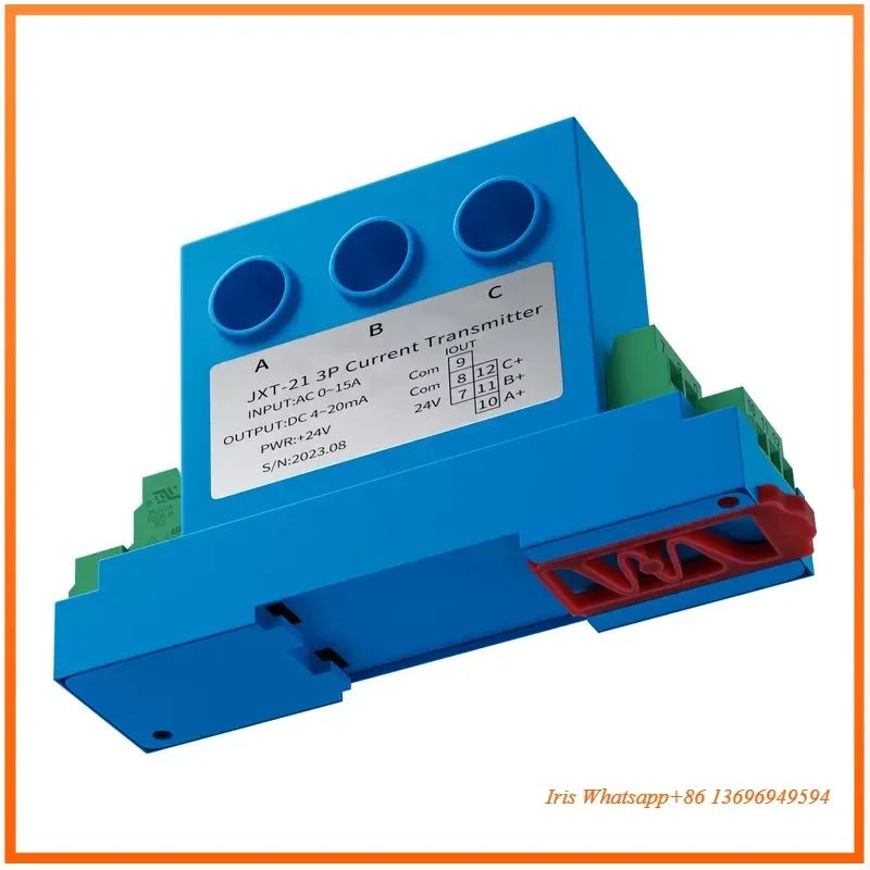 3 Phase AC Current Transducer 0-1A 0-5A 0-10A 0-20A Current Sensor 4-20mA 0-10V 0-5V AC Current Transmitter