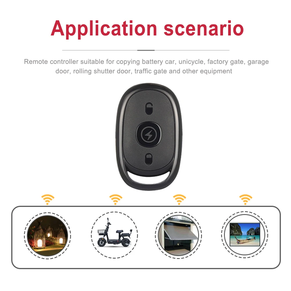 نسخة التحكم عن بعد العالمي نسخة التحكم عن بعد الناسخ مفتاح حساسية عالية لبوابة باب المرآب المنزلية للسيارة