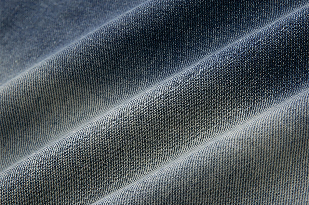 الصيف المطرزة الدنيم قميص واحد الصدر الرجال زهرة ممزق تي شيرت الأمريكية عادية موضة ريترو فضفاض كاوبوي تيز #5