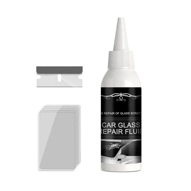 Car Windshield Repair Glue Adhesives DIY Window Cracked Glass Repair Recover Kit Auto Windscreen Glass Scratch Crack Restore