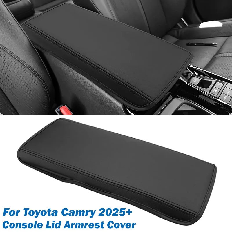 Car Center Console Box Pad Protector Armrest Pad Cover Auto Decoration Styling Arm Rest For Toyota Camry 2025-2026 LE/SE/XLE/XSE