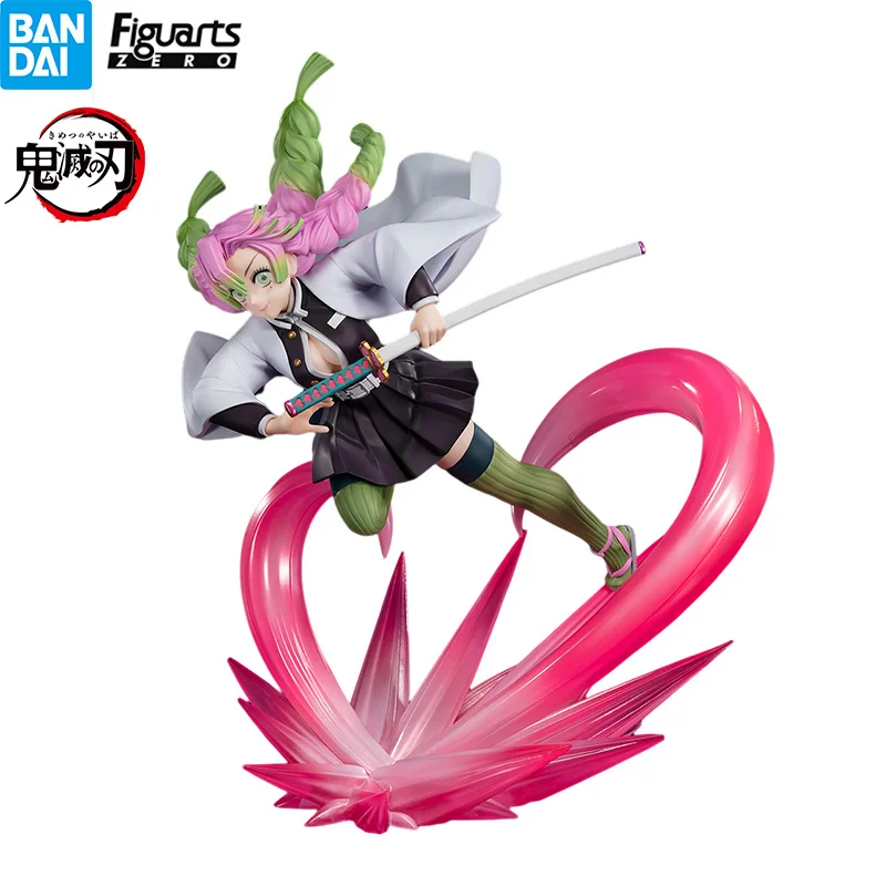 Original Bandai Demon Slayer Figuarts ZERO Kanroji Mitsuri Kimetsu no Yaiba Anime Figure Action Model Collectible Toys Gift