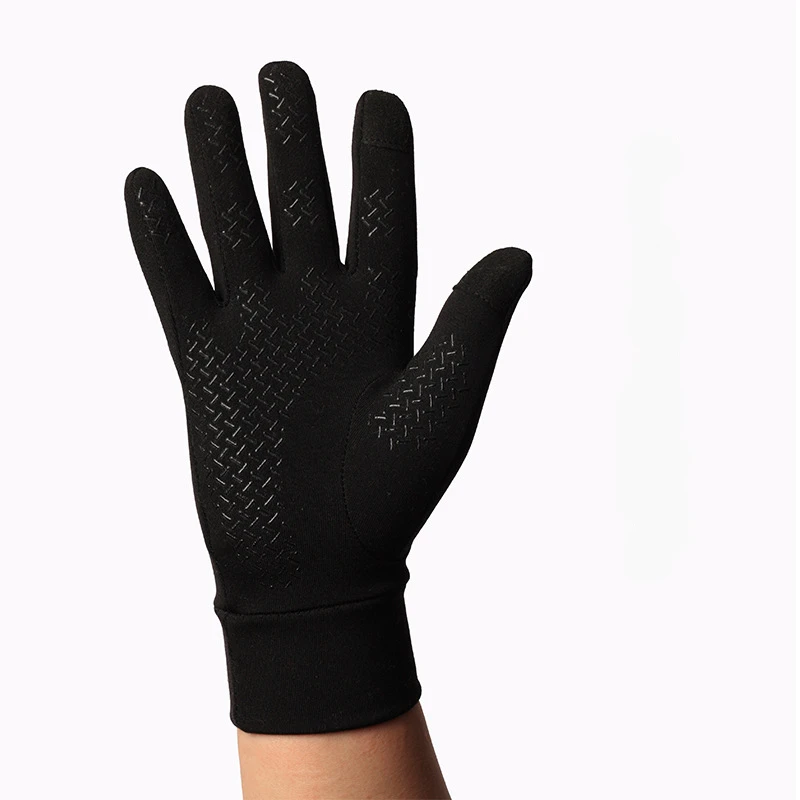 Touch screen Skiing glove Anti Slip Silicone Gel Winter Thermal Warm Fleece Lining Running Bike Cycling Riding Gloves