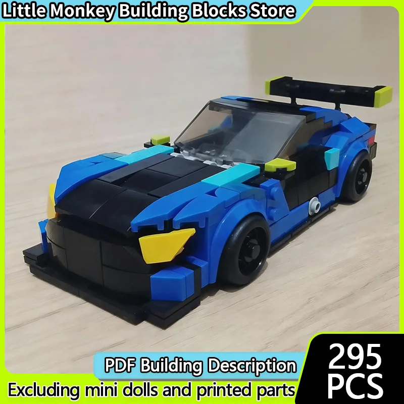 

Speed Racing Car Model MOC Building Bricks GT3 High-Performance Sports Car Modular Technology Children Holiday Gifts Toys Suit